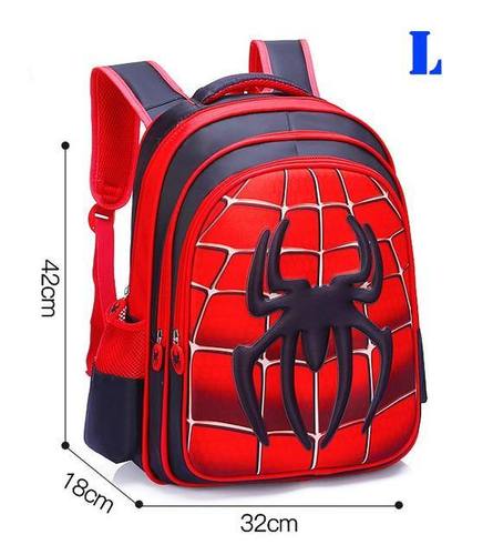 תיק בית ספר 3D מושלם דגם SPIDER RED