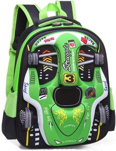 תיק בית ספר 3D מושלם דגם RACE CAR
