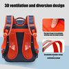 תיק בית ספר 3D מושלם דגם SPIDER RED BLACK