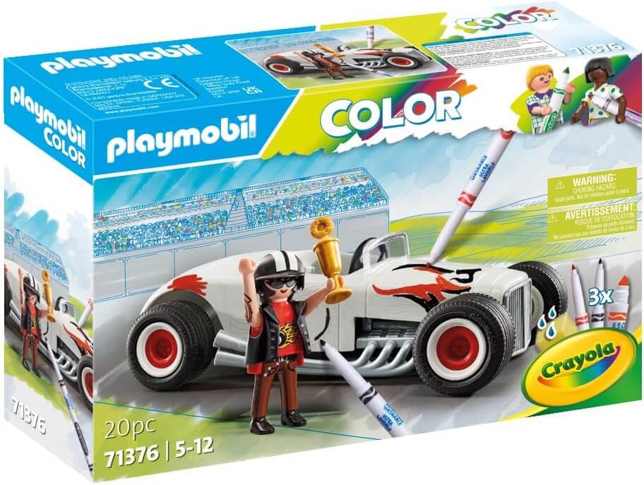 משחק פליימוביל צבע: מכונית מירוץ לגילאי 5+