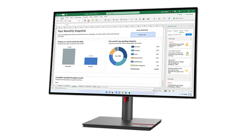 מסך מחשב ‏27 ‏אינטש Lenovo ThinkVision P27q-30 63A2GAT1IS לנובו
