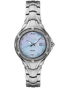 SEIKO SUT371 נשים סולארי משובץ יהלומים