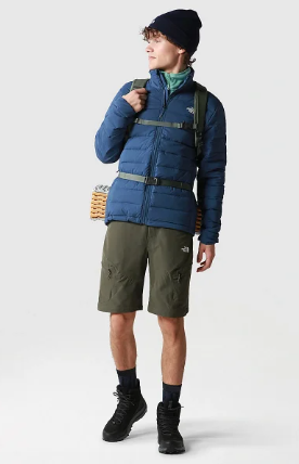 מכנסיים מתקצרים גברים EXPLORATION TAPERED ירוק החדש מבית The North Face
