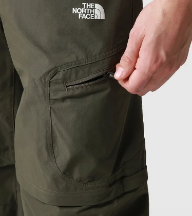 מכנסיים מתקצרים גברים EXPLORATION TAPERED ירוק החדש מבית The North Face