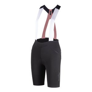 ביב רכיבה נשים FAST LADY BIBSHORT שחור אולטרא לייט מסנן קרינה 3D ומנדף