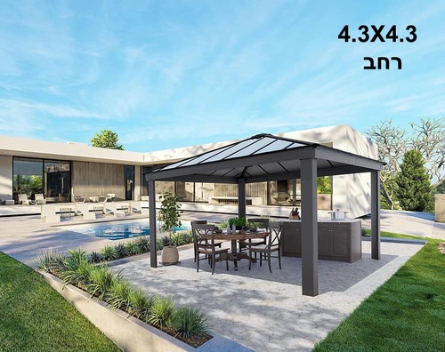 גזיבו לגינה DALLAS במגוון גדלים לבחירה מבית CANOPIA