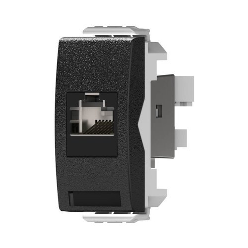  שקע מחשב RJ45 CAT 5E שחור מט ניסקו סוויץ' 