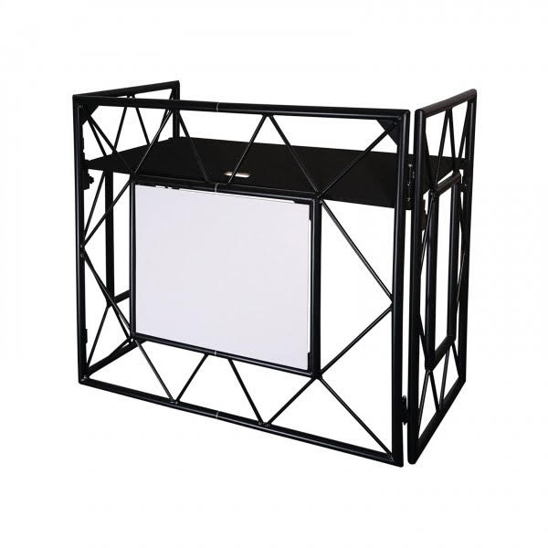 עמדת דיג’יי מתקפלת עיצוב בסגנון טראס שחור SSR Pro Event II Black