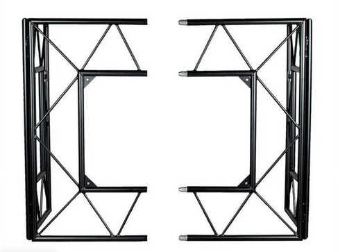 עמדת דיג’יי מתקפלת עיצוב בסגנון טראס שחור SSR Pro Event II Black
