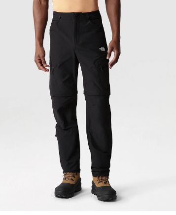 מכנסיים מתקצרים גברים EXPLORATION TAPERED שחור החדש מבית The North Face