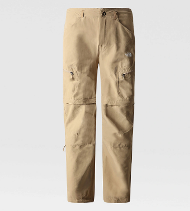 מכנסיים מתקצרים גברים EXPLORATION TAPERED בז' החדש מבית The North Face