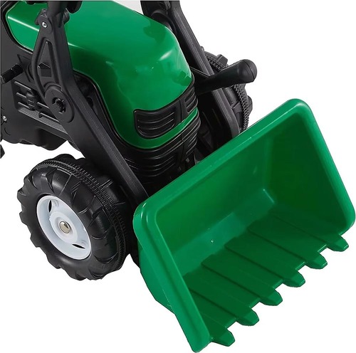 טרקטור פדלים ירוק עם כף - 8147 DOLU