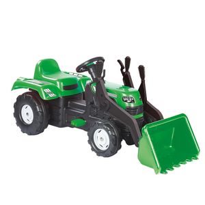 טרקטור פדלים ירוק עם כף - 8147 DOLU