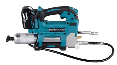 משאבת גריז 18V נטענת עם 2 סוללות 4.0A ומטען MAKITA DGP180RME