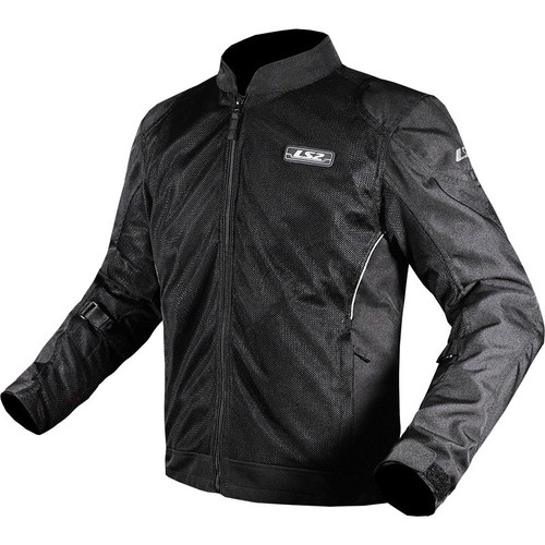 מעיל קיץ אל עם מגן חזה אל אס 2 שחור - LS2 AIRY JACKET