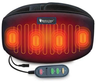 חגורת עיסוי למותניים משולבת חימום דגם MC-8606 מבית Medics Care