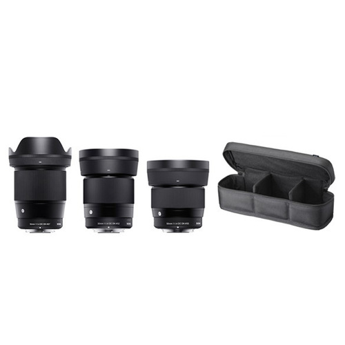 תיק מקורי ל3 עדשות SIGMA DN