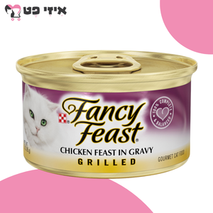 שימור פנסי פיסט גריל עוף ברוטב 85 גרם Fancy Feast