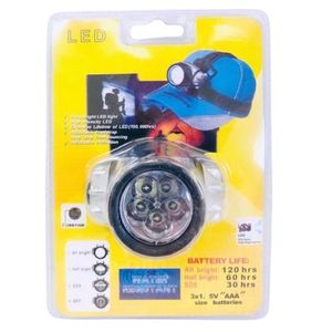 פנס ראש עם רצועות התאמה ו-3 מצבי תאורה