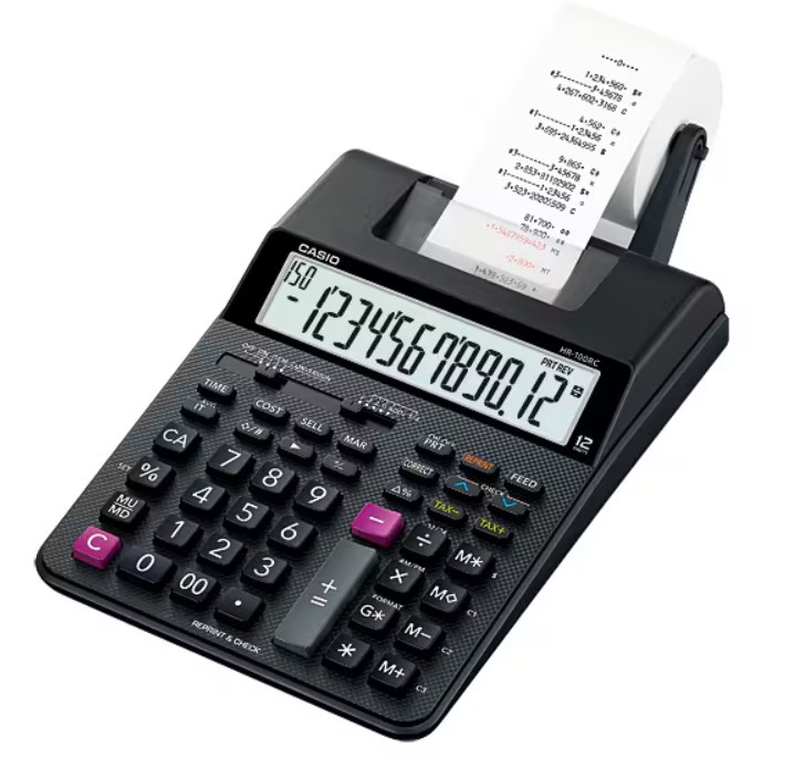 מכונת חישוב CASIO HR-100RC