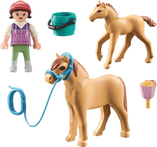 משחק פליימוביל ילד עם פוני ותינוק לגילאי 4+