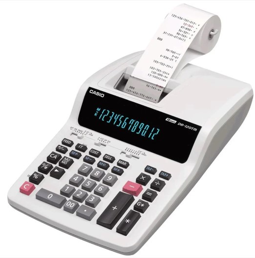מכונת חישוב CASIO DR-120RC