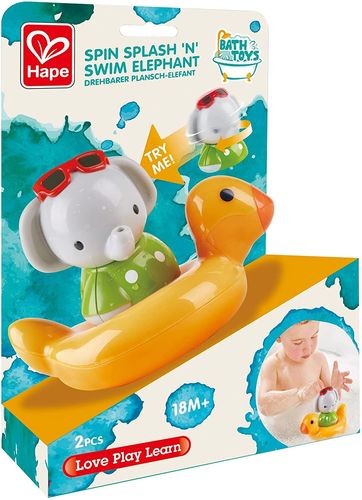 צעצעוע אמבט משנה צבע בהתאם לטמפרטורת המים - פיל שחיין