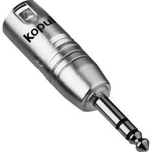 מתאם חיבור אודיו "1/4 TRS ל- Kopul XLR 3-Pin