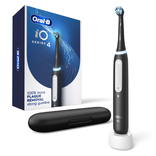 מברשת שיניים חשמלית צבע שחור Oral-B iO Series 4ברפאלי - refali.co.il
