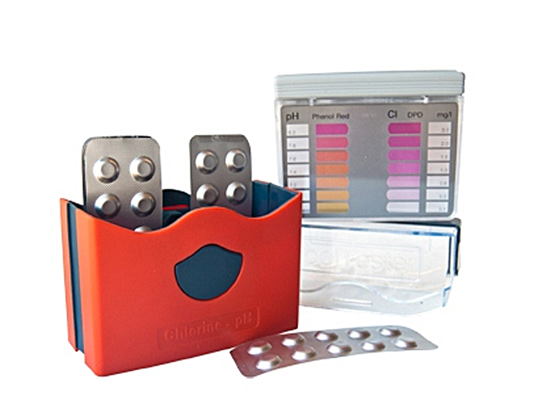ערכת בדיקה מקצועית לאיכות מי הבריכה POOL TESTER
