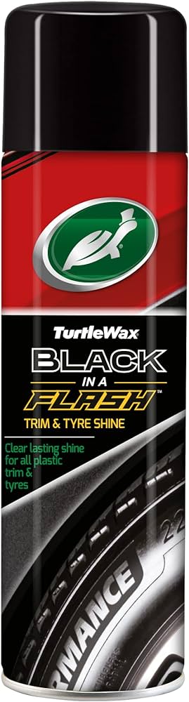 ‏ספריי מחדש פלסטיק חיצוני Turtle Wax Black In A Flash