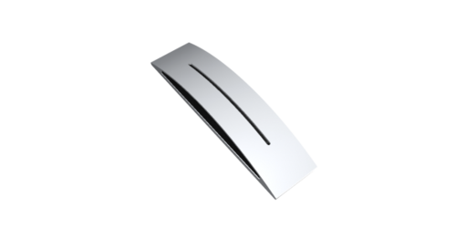פנל ספיגה אקוסטי Artnovion Bow L בד Nero חיפוי Rouge (ערכה של 5 יח')