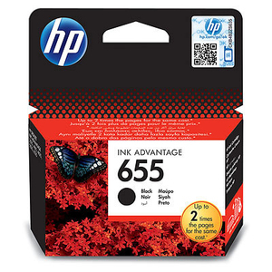 ראש דיו שחור HP 655 Black - מקורי