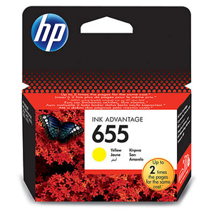 ראש דיו צהוב HP 655 Yellow - מקורי