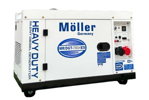גנרטור דיזל מושתק 7500W תלת פאזי של חברת מולר ג'רמני