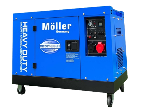 גנרטור דיזל מושתק 8500W תלת פאזי של חברת מולר ג'רמני