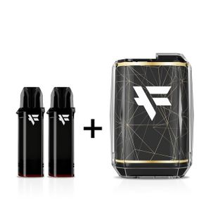 סיגריה אלקטרונית דינר ליידי FUYL + זוג מחסניות 2.0% מלח ניקוטין