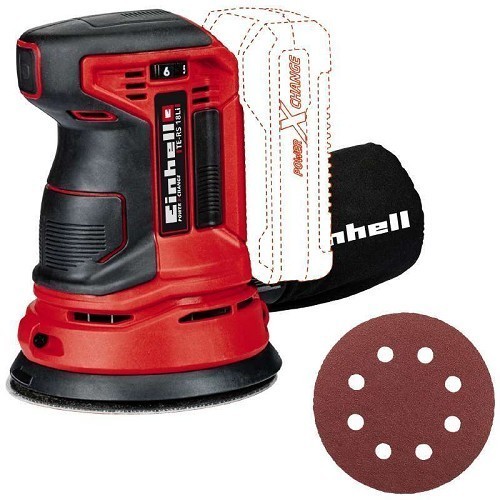 קיט מרסס צבע נטען 18V TC-SY  + מלטשת עגולה כף יד TE-RS 18 EINHELL [ סוללה + מטען ]