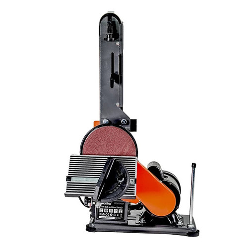 מלטשת סרט שולחנית עם דיסק 375W HUNTER