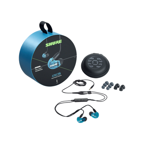 אוזניות Shure AONIC 215 In-ear בצבע כחול