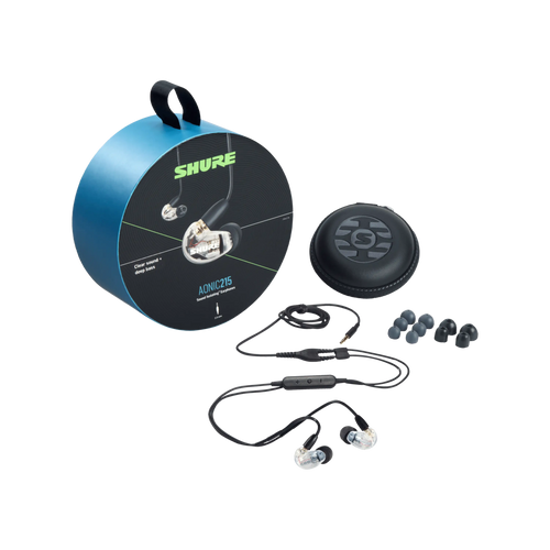 אוזניות Shure AONIC 215 In-ear בצבע שקוף