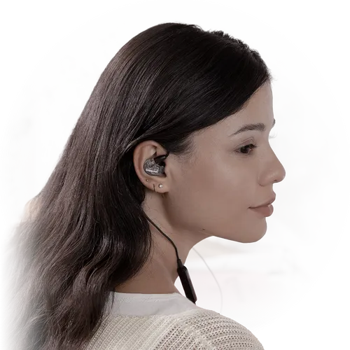 אוזניות Shure AONIC 215 In-ear בצבע שקוף
