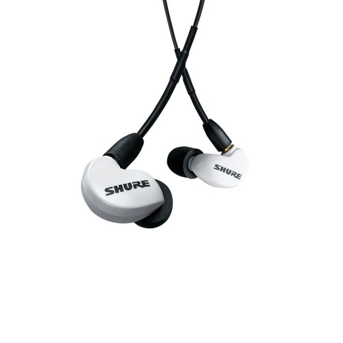 אוזניות Shure AONIC 215 In-ear בצבע לבן