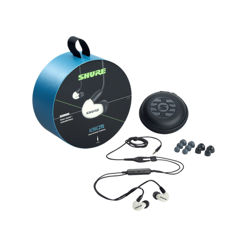 אוזניות Shure AONIC 215 In-ear בצבע לבן