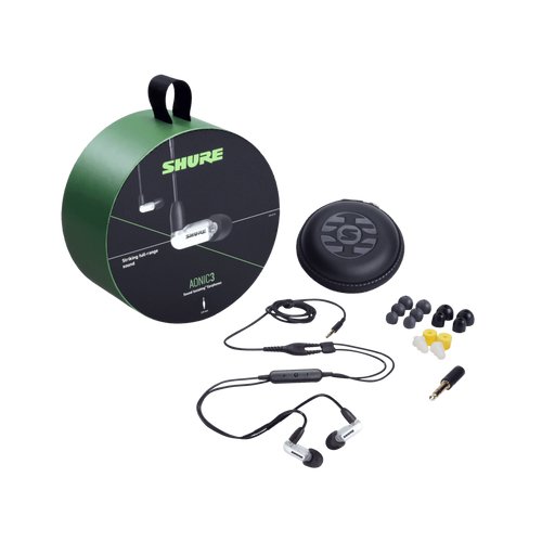 אוזניות Shure AONIC 3 In-ear בצבע לבן