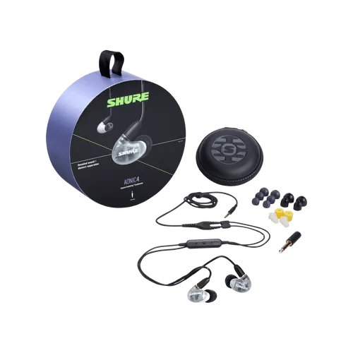אוזניות Shure AONIC 4 In-ear בצבע לבן