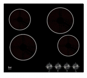 כיריים קרמיות 60 ס''מ sol FQ6VR-1161 סול