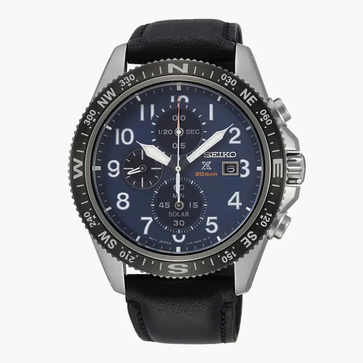שעון SEIKO כרונוגרף לגבר 44 ממ