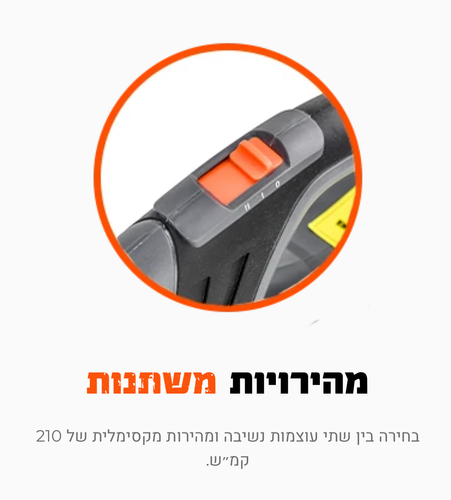 מפוח עלים נטען מקצועי 18V גוף בלבד 102800-002