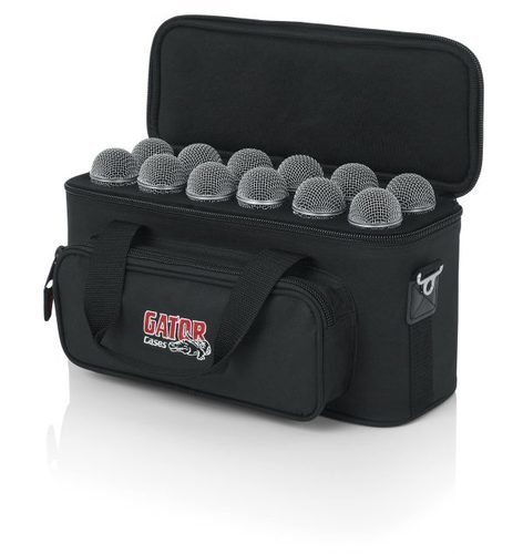 נרתיק ל 12 מיקרופונים GATOR GM-12B Padded Bag